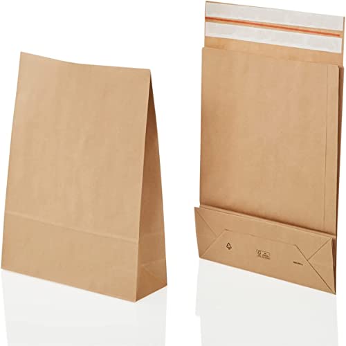 E-Commerce-Tasche mit Dehnfalte – 450 x 570 x 95 mm – Paket mit 100 Stück von Master'in