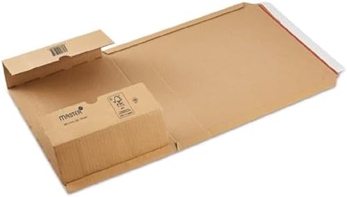 Versandtaschen Karton Master'in 302 x 215 x 20 bis 75 mm – 25 Stück von Master'in