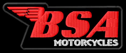BSA Motorcycles Patch Classic Motorrad Motorrad 500 Gold Star A 50 Royal 65 Lightning Aufnäher parche bordeaux brodé patch écusson toppa ricamata von Masterpatch