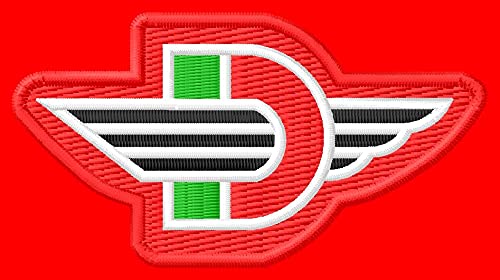 Masterpatch Aufnäher bestimmt für Fans Duc D Patch GT 1000 Sport Biposto Classic Streetfighter V4 V45 Motorrad Motobike parche Bordado brodé patch écusson toppa ricamata von Masterpatch