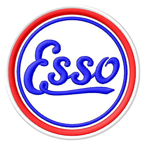 Esso Vintage Patch Racer Racing Aufnäher Parche Bordado Brodé Patch écusson Toppa Ricamata von Masterpatch