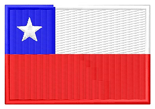 Fahne Chile Patch Aufnäher Parche Bordado brodé Patch écusson Toppa ricamata von Masterpatch