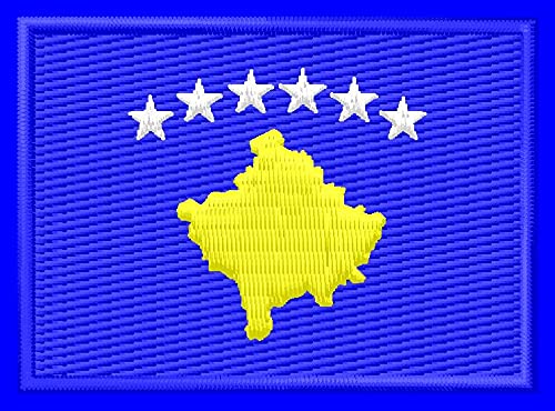 Fahne Kosovo Aufnäher Parche Bordado Brodé Patch écusson Toppa ricamata von Masterpatch