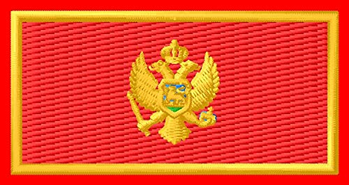 Fahne Montenegro Patch Aufnäher Parche Bordado Brodé Patch écusson Toppa Ricamata Fahne Montenegro Patch Aufnäher Parche Bordado Brodé Patch écusson Toppa Ricamata von Masterpatch