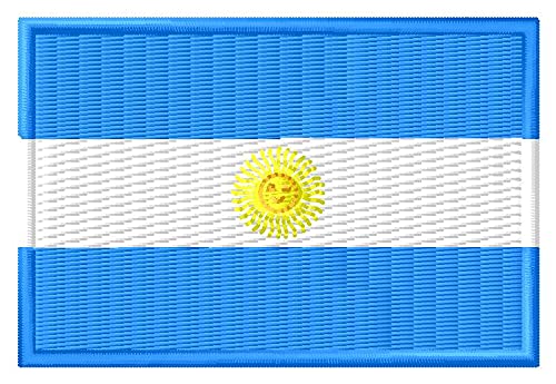 Flagge Argentinien Aufnäher Parche Bordado Brodé Patch écusson Toppa ricamata von Masterpatch