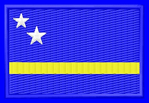 Flagge Curacao Aufnäher Parche Bordado Brodé Patch écusson Toppa Ricamata von Masterpatch