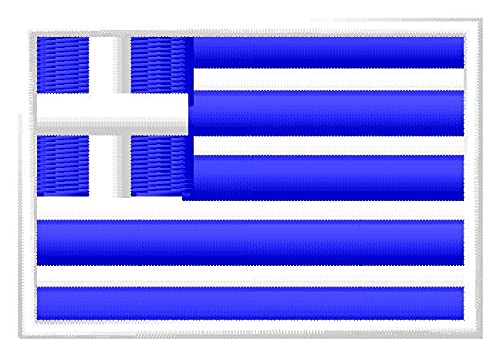 Flagge Griechenland λλα Aufnäher / Patch / Patch / Aufnäher parche Bordado brodé Patch écusson Toppa ricamata Flagge Griechenland λλα Aufnäher / Patch / Patch / Aufnäher parche Bordado brodé Patch écusson Toppa ricamata von Homry