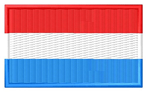 Flagge Luxemburg Aufnäher Lëtzebuerg flécken Aufnäher parche Bordado brodé patche écusson toppa ricamata von Masterpatch