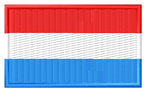 Flagge Luxemburg Aufnäher Lëtzebuerg flécken Aufnäher parche Bordado brodé patche écusson toppa ricamata von Masterpatch