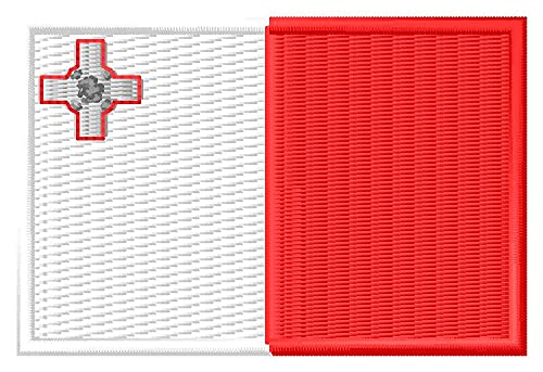 Flagge Malta Patch garża Aufnäher parche Bordado brodé patche écusson toppa ricamata von Masterpatch