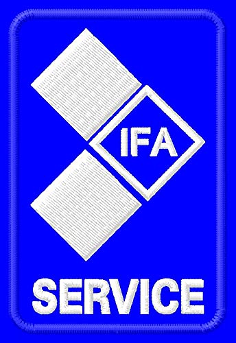 Masterpatch Aufnäher für Fans IFA Service Patch DDR Osti Motorrad parche Bordado brodé Patch écusson Toppa ricamata von Masterpatch
