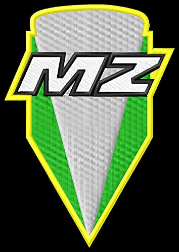 MZ New Logo Patch Motorrad Aufnäher parche Bordado brodé Patch écusson Toppa ricamata von Masterpatch