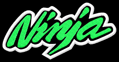 Masterpatch Kawasaki Ninja Patch - 1 Stück Seide grün Motorrad Sportlich Biker Dynamisches Fahrzeug Deko Stoff Patch Masterpatch Kawasaki Ninja Patch - 1 Stück Seide grün Motorrad Sportlich Biker Dynamisches Fahrzeug Deko Stoff Patch von Masterpatch
