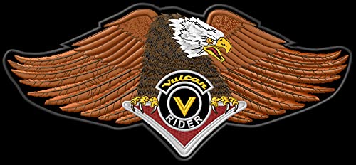 Masterpatch Aufnäher für Fans Kawas Vulcan Adler XL VN 1600 2000 Patch für Kawasaki Vulcan Biker Motorrad parche Bordado brodé patche écusson toppa ricamata von PGONA