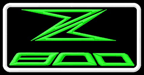 Masterpatch Kawas Z800 Aufnäher für Kawasaki Z 800 Bikers Motorrad Motorrad Aufnäher parche Bordado brodé Patch écusson Toppa ricamata von Masterpatch