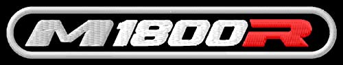 Masterpatch Suz Intruder M1800R Patch für Suzuki Intruder Bikers M 1800R 1800 R Motorrad Motorrad Aufnäher Parche Bordado Brodé Patch écusson Toppa Ricamata von Masterpatch