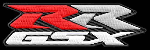 Masterpatch Suz RR GSX Patch für Suzuki RRGSX Bikers GSXRR 750 Motorrad Motorrad Aufnäher parche Bordado brodé Patch écusson Toppa ricamata von Masterpatch