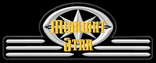 Masterpatch Aufnäher bestimmt für Fans Yam Midnight Star Patch für Midnight Star Bikers XV 950 1300 1600 1700 1900 Motorrad Parche Bordado Brodé Patch écusson Toppa Ricamata von Masterpatch
