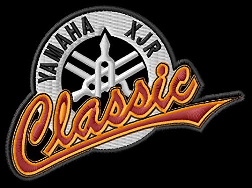 Masterpatch Aufnäher für Fans Yam XJR Classic Patch für Yamaha XJR Bikers 1200 1300 Motorrad Parche Bordado Brodé Patch écusson Toppa Ricamata von Masterpatch