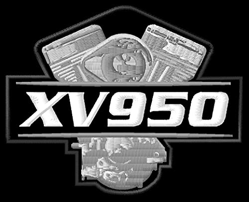 Masterpatch Aufnäher bestimmt für Fans Yam XV 950 Motor Patch für XV 950 Bolt Bikers Motorrad Parche Bordado Brodé Patch écusson Toppa Ricamata von Masterpatch