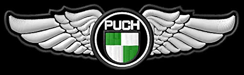 Puch Wings S Patch Motorrad Aufnäher parche Bordado brodé patch écusson toppa ricamata von Masterpatch