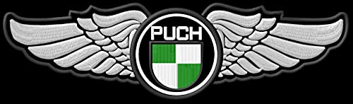 Puch Wings XL Patch Chopper Motorrad Motorrad Aufnäher parche Bordado brodé patch écusson toppa ricamata von Masterpatch