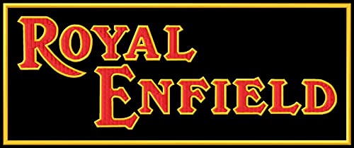 Royal Enf XL Banner Patch Motorrad Motorrad Aufnäher parche Bordado brodé Patch écusson Toppa ricamata von Masterpatch