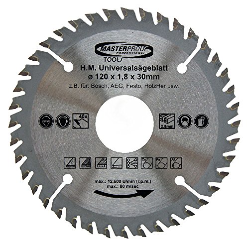 MasterProof Multi Sägeblatt 120x30,0mm 40 Zähne MasterProof Multi Sägeblatt 120x30,0mm 40 Zähne von Masterproof