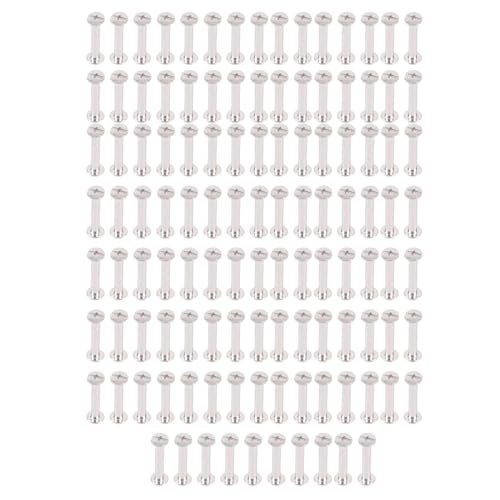 100 Sätze M 2,5 Binde Nieten, Edelstahl-Bindungs Schrauben Pfosten für Leder-Fotoalbum-Sammelalbum, Stabilitäts Verbesserung, Vielseitige Anwendungen, Einfache Installation 100 Sätze M 2,5 Binde Nieten, Edelstahl-Bindungs Schrauben Pfosten für Leder-Fotoalbum-Sammelalbum, Stabilitäts Verbesserung, Vielseitige Anwendungen, Einfache Installation von Masyrt