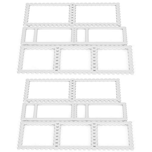 2 Stück Metall Schneidstaber Schablone Stempel Frame DIY Scrapbooking Prägepapierkarten Vorlage 2 Stück Metall Schneidstaber Schablone Stempel Frame DIY Scrapbooking Prägepapierkarten Vorlage von Masyrt
