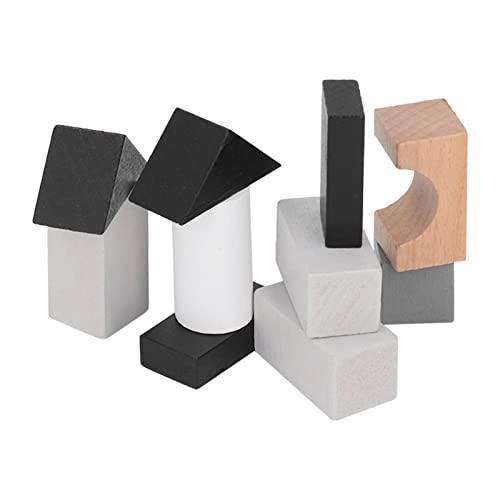 Masyrt Blöcke Set Hölzernen Bausteine ​​Set Lehrreich Frühes Lernen Kognition Stacking Game Construction Toys für Mädchen von Masyrt