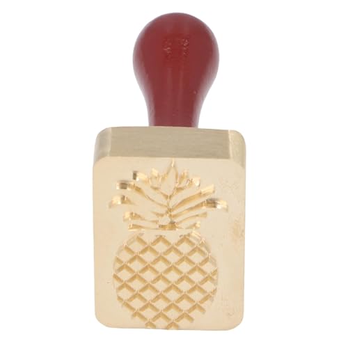 Masyrt Ice Stempel Kupfer mit Holzgriff DIY Cocktail Whiskey Ice Cube Branding Stempel für Getränkebar Hochzeit (Obst) von Masyrt