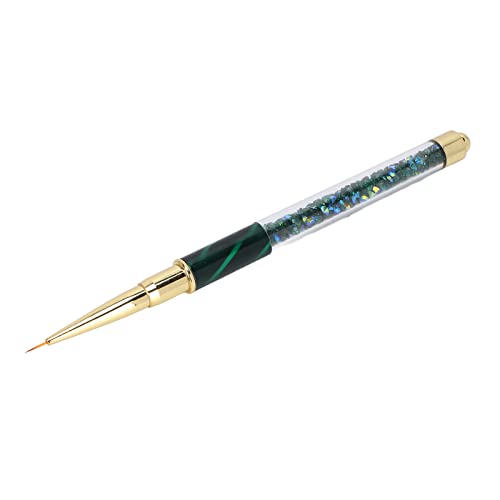 Masyrt Maniküre Liner Stift, Nagel - -Picker, Punktstift, Nagelkunst -DIY -Dekorationswerkzeug für Haushaltsnagelgeschäft) (Dunkelgrüne Streifen (kurzer Zugfaden)) von Masyrt