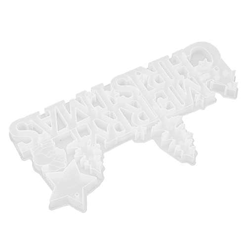 Masyrt Wiederverwendbare Silikon -Weihnachtsform, 3D -Buchstabenformen für Festliche Dekorationen und -Geschenke, Modisch und Langlebig, Leicht Sauber, Transparentes Erscheinungsbild, Masyrt Wiederverwendbare Silikon -Weihnachtsform, 3D -Buchstabenformen für Festliche Dekorationen und -Geschenke, Modisch und Langlebig, Leicht Sauber, Transparentes Erscheinungsbild, von Masyrt