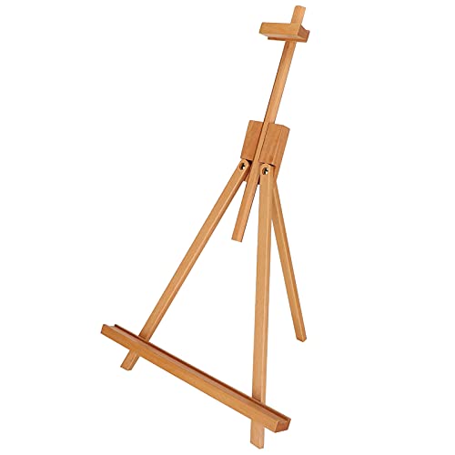 Miniatur -Staffelei aus Holz, Buche, HJ 6, Stativ, Desktop -Werbeanzeige, Ölgemälde von Masyrt