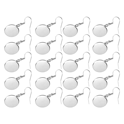 Packung mit 20 Ohrring -Leerzeichen, Stahlfarbe, 16 Mm, Teilweise Zubereitete Produkte, Schmuck DIY -Zubehör Ohrringezubehör Packung mit 20 Ohrring -Leerzeichen, Stahlfarbe, 16 Mm, Teilweise Zubereitete Produkte, Schmuck DIY -Zubehör Ohrringezubehör von Masyrt