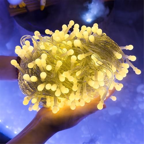 Mateju LED Lichterkette Außen Solar, Solar Lichterkette Aussen mit Fernbedienung 8 Modi Outdoor Solarlichterkette für Innen, Garten, Terrasse, Balkon, Hochzeit, Kleine Glühbirne (Warmweiß,12M/100LED) Mateju LED Lichterkette Außen Solar, Solar Lichterkette Aussen mit Fernbedienung 8 Modi Outdoor Solarlichterkette für Innen, Garten, Terrasse, Balkon, Hochzeit, Kleine Glühbirne (Warmweiß,12M/100LED) von Mateju