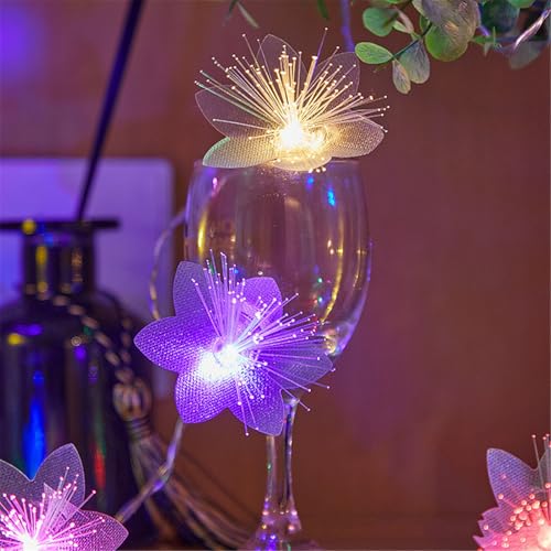 Mateju LED Lichterkette Außen Solar, Solar Lichterkette Aussen mit Fernbedienung 8 Modi Outdoor Solarlichterkette für Innen, Garten, Terrasse, Balkon, Hochzeit, Rose Blumen (Bunt,7M/50LED) von Mateju