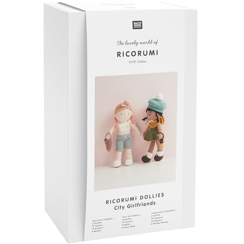 Rico Design Ricorumi Dollies City Girlfriend 19 Farben Nadelstärke 3,0-4,0 Häkelset Häkelgarn Häkeln Rico Design Ricorumi Dollies City Girlfriend 19 Farben Nadelstärke 3,0-4,0 Häkelset Häkelgarn Häkeln von Material