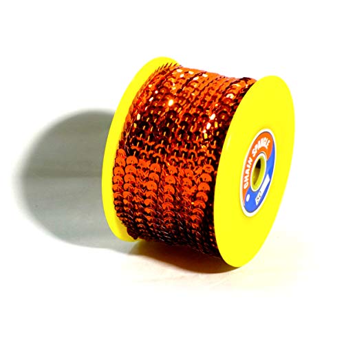 Matsa 50 m Nähband, 6 mm, Paillettenrolle, für Kleidung, Dekorationen, Schmuck, Kostüme, Nähen, Verzierungen, Bänder, DIY, Basteln, Orange, einzigartig Matsa 50 m Nähband, 6 mm, Paillettenrolle, für Kleidung, Dekorationen, Schmuck, Kostüme, Nähen, Verzierungen, Bänder, DIY, Basteln, Orange, einzigartig von Matsa