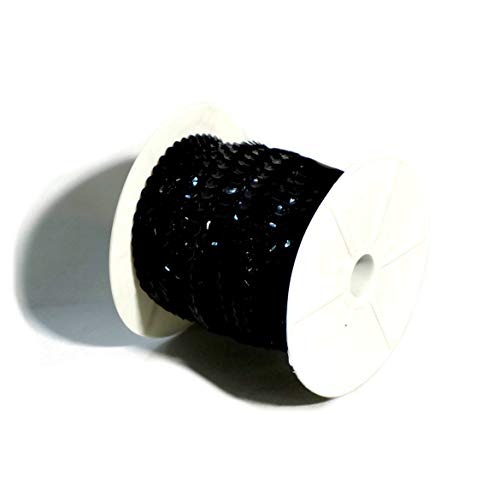 Matsa LC6/40 50m Streifen 6mm Pailletten Rolle für Kleidung Dekoration Schmuck Kostüme Nähen Verzierungen Bänder DIY Handwerk Schwarz, 50 m Matsa LC6/40 50m Streifen 6mm Pailletten Rolle für Kleidung Dekoration Schmuck Kostüme Nähen Verzierungen Bänder DIY Handwerk Schwarz, 50 m von Matsa