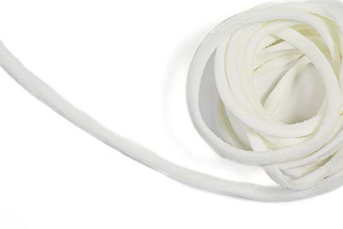 Matsa CE/0000 25 m rundes Seil, 5 mm, weiche elastische, Kordel für Armbänder, Haare, Träger, Basteln, Kleidung, Nähen, ekrü Matsa CE/0000 25 m rundes Seil, 5 mm, weiche elastische, Kordel für Armbänder, Haare, Träger, Basteln, Kleidung, Nähen, ekrü von Matsa
