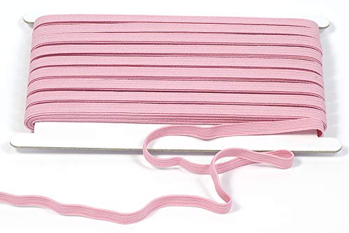 Matsa Elastisches Band (6,5 mm - 25 m), Flamingo-Farbe (enthält 2 Meter) 25 m von Matsa