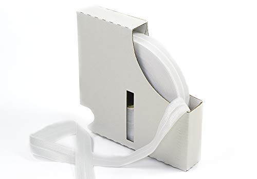 Matsa Ribetear Faltenband, 19 mm, in Box mit 20 m 2 X 5 m weiß von Matsa