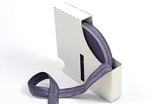 Matsa Ribetear Faltenband, 19 mm, in Box mit 20 m 20 m violett von Matsa