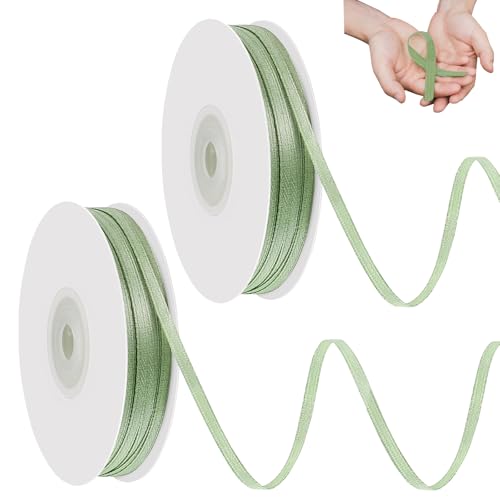 91m Satinband Grün Schleifenband Grün 3mm Geschenkband Satinband Schleifenband Eukalyptus 2 Rollen Band für Geschenkverpackungen Geburtstage Hochzeitsdekorationen 91m Satinband Grün Schleifenband Grün 3mm Geschenkband Satinband Schleifenband Eukalyptus 2 Rollen Band für Geschenkverpackungen Geburtstage Hochzeitsdekorationen von Matsizen