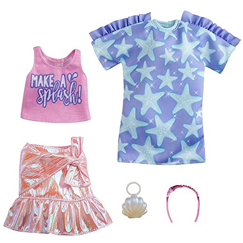 Mattel Make a Splash | 2 Garderoben Set | Barbie Puppen-Kleidung von Mattel