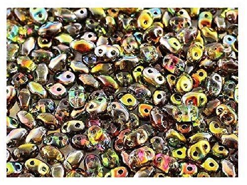 10gr MiniDuo Beads - Tschechische Druckperlen mit Zwei Löchern, Größe: 2x4mm, Magic Yellow Brown 10gr MiniDuo Beads - Tschechische Druckperlen mit Zwei Löchern, Größe: 2x4mm, Magic Yellow Brown von Matubo