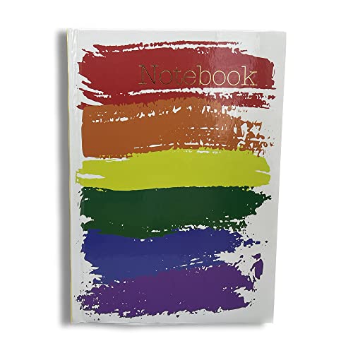 Maturi Notizbuch, A5, Hardcover, Regenbogenfarben mit Goldfolien-Details und glänzender Oberfläche Maturi Notizbuch, A5, Hardcover, Regenbogenfarben mit Goldfolien-Details und glänzender Oberfläche von Maturi