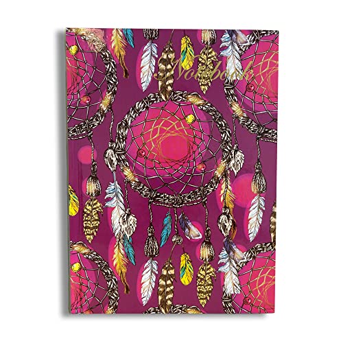 Maturi Notizbuch, A5, Traumfänger-Design, mit Goldfolienverzierung und glänzender Oberfläche, Violett Maturi Notizbuch, A5, Traumfänger-Design, mit Goldfolienverzierung und glänzender Oberfläche, Violett von Maturi